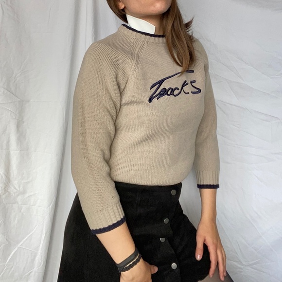 Brown sweater tan cream - Picture 3 of 10